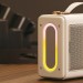 Портативна ретро колонка караоке HAVIT SK823BT 16W RGB Beige
