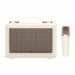 Портативна ретро колонка караоке HAVIT SK823BT 16W RGB Beige