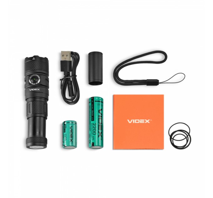 Портативний світлодіодний ліхтарик VIDEX VLF-A298 1500Lm 5000K