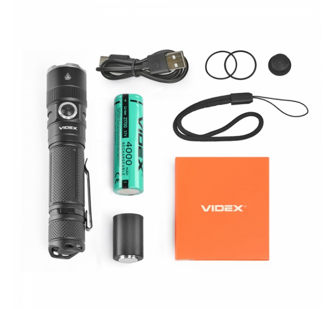 Портативний світлодіодний ліхтарик VIDEX VLF-A231Z 1500Lm 5000K