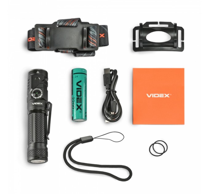 Портативний світлодіодний ліхтарик VIDEX VLF-A232R 1000Lm 5000K