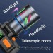 Фонарь налобный NIGHT VISION FLUORESCENCE WH-2111-TG, IPX44, Li-Ion аккум., ЗУ Type-C, zoom, Box