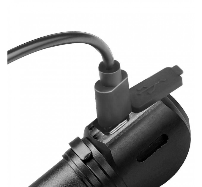 Фонарь налобный 6609-LED, ЗУ Type-C, 1x14500, Box