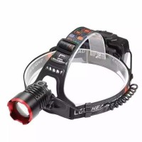 Фонарь налобный W689A-TG, 2x18650, ЗУ Type-C, zoom, Box