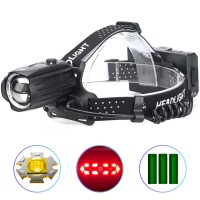 Фонарь налобный BL-T35-P160, 3x18650, Power Bank, ЗУ Type-C, zoom, Box