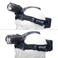 Фонарь налобный BL-T35-P160, 3x18650, Power Bank, ЗУ Type-C, zoom, Box