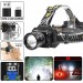 Фонарь налобный NIGHT VISION FLUORESCENCE BL-T701D-TG, Motion Sensor, 3x18650, Power Bank, ЗУ Type-C, zoom, Box