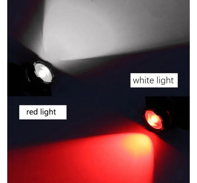 Фонарь налобный BL-F006-COB(White+Red), ЗУ Type-C, Li-Ion аккумулятор, Box