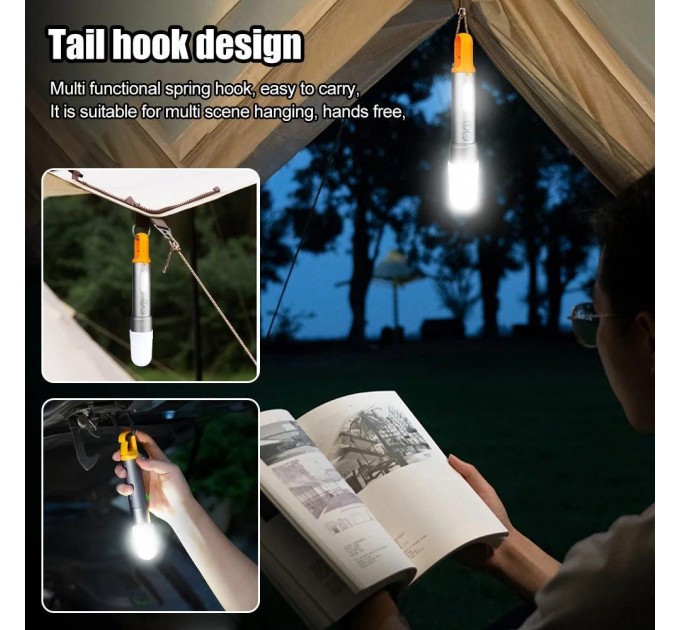 Фонарь CB-X723-TG+3LED, Li-Ion аккумулятор, 3 фильтра, ЗУ Type-C, zoom, Box