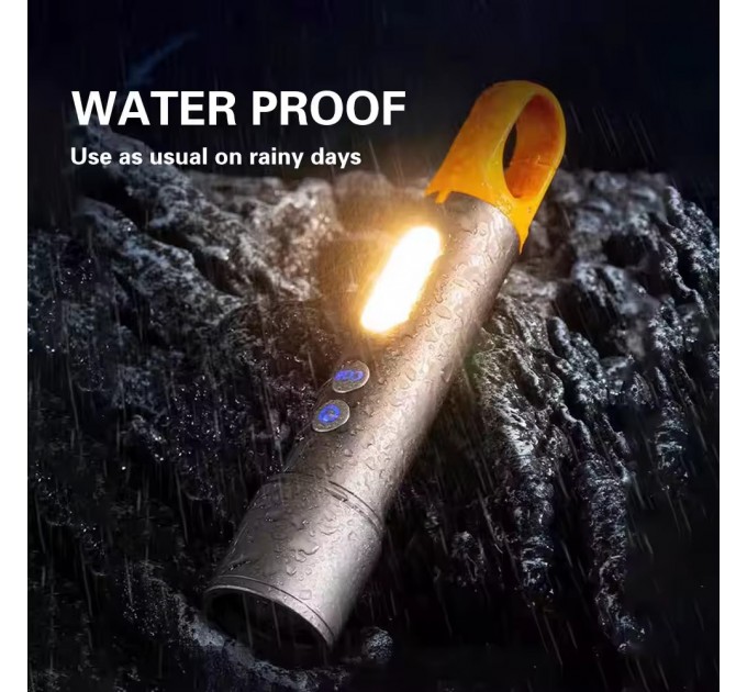 Фонарь CB-X723-TG+3LED, Li-Ion аккумулятор, 3 фильтра, ЗУ Type-C, zoom, Box