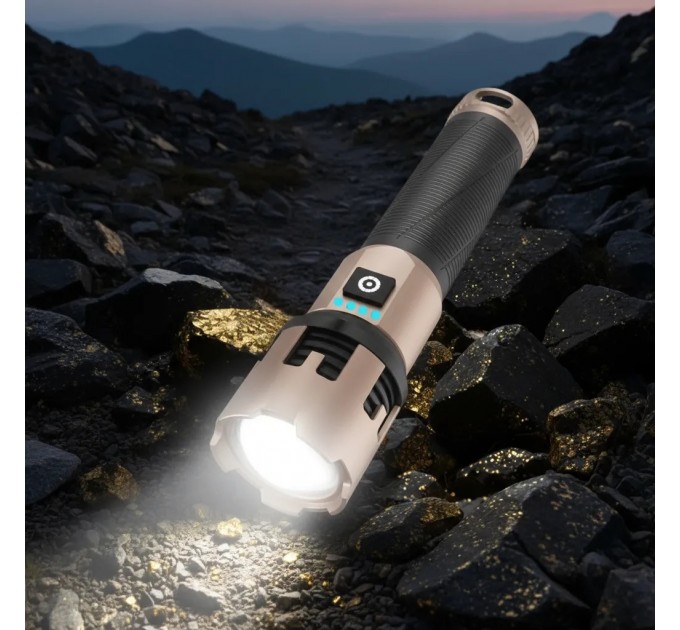 Фонарь A70-GT, 1x26800, Power Bank, ЗУ Type-C, zoom, Box