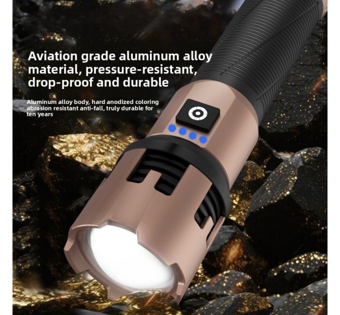 Фонарь A70-GT, 1x26800, Power Bank, ЗУ Type-C, zoom, Box