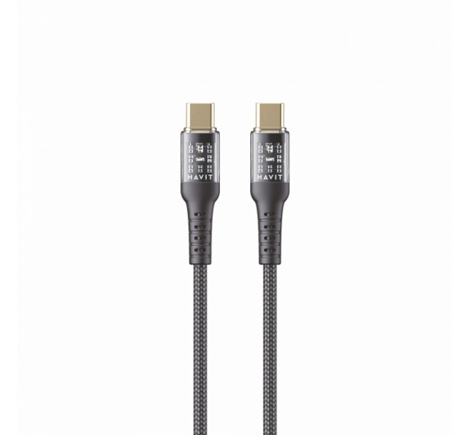 Кабель USB-C to USB-C HAVIT HV-CB6240 PD60W 3A 1м