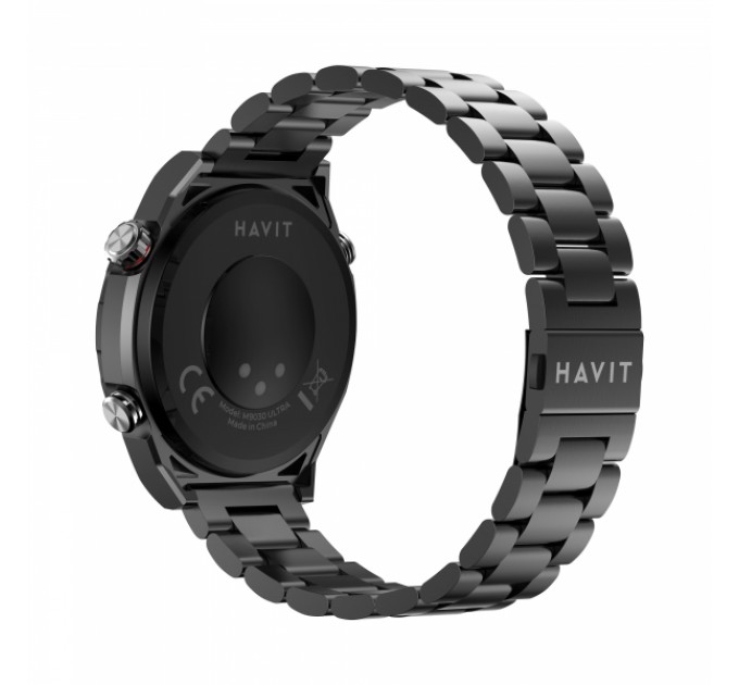 Смарт годинник HAVIT HV-M9030 Ultra IP68 Bluetooth Call Black