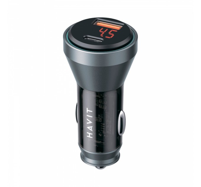 Автомобільний зарядний пристрій HAVIT HV-CC2017 48W USB-A+USB-C