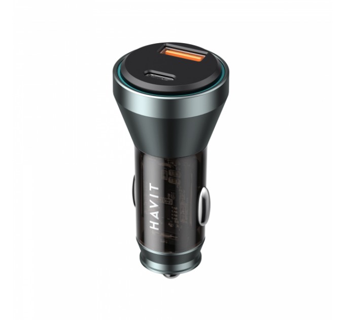 Автомобільний зарядний пристрій HAVIT HV-CC2017 48W USB-A+USB-C