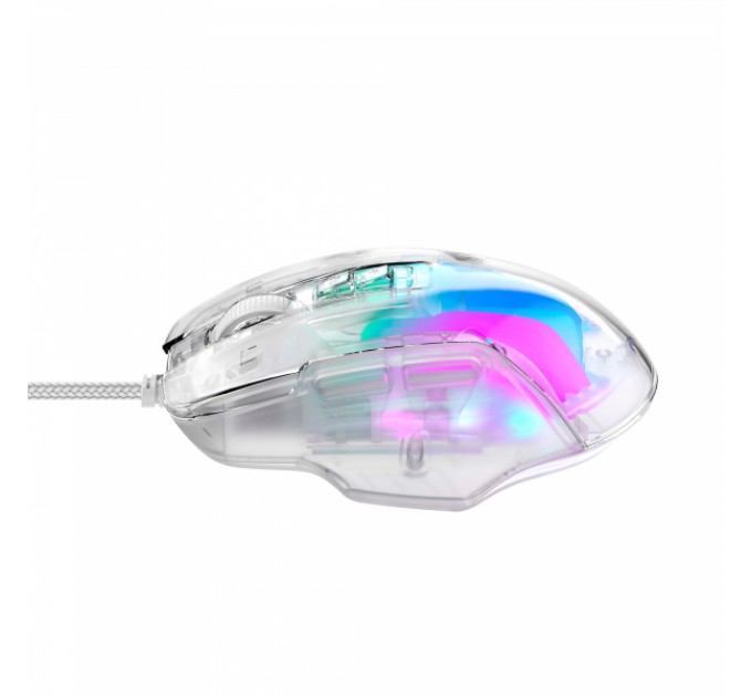 Ігрова миша дротова HAVIT HV-MS1011SE USB Transparent White