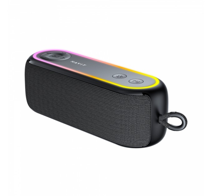 Портативна колонка HAVIT HV-SK810BT IPX5 12W RGB Black
