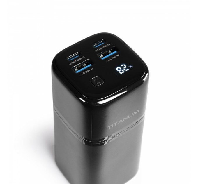 Павербанк 20000mAh TITANUM WP33 PD70W Black