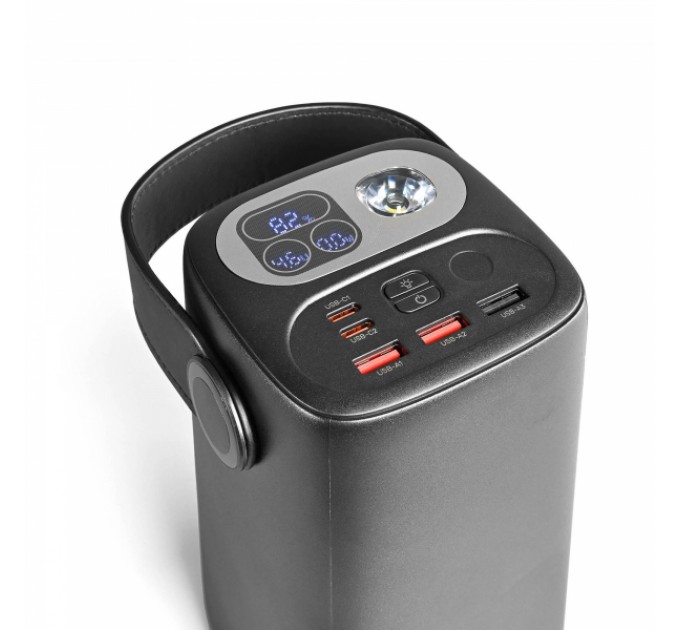 Павербанк 60000mAh TITANUM WC60 PD100W Black