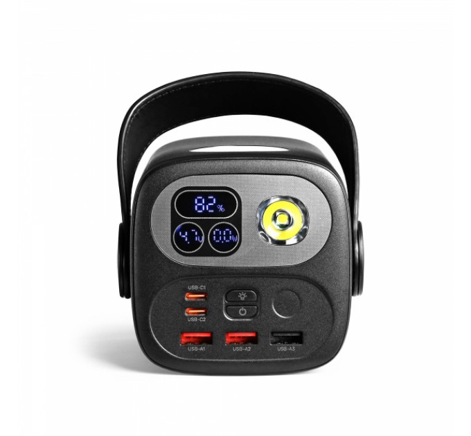 Павербанк 60000mAh TITANUM WC60 PD100W Black