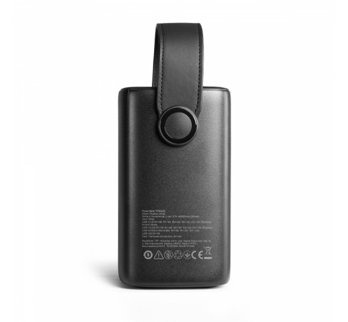 Павербанк 60000mAh TITANUM WC60 PD100W Black