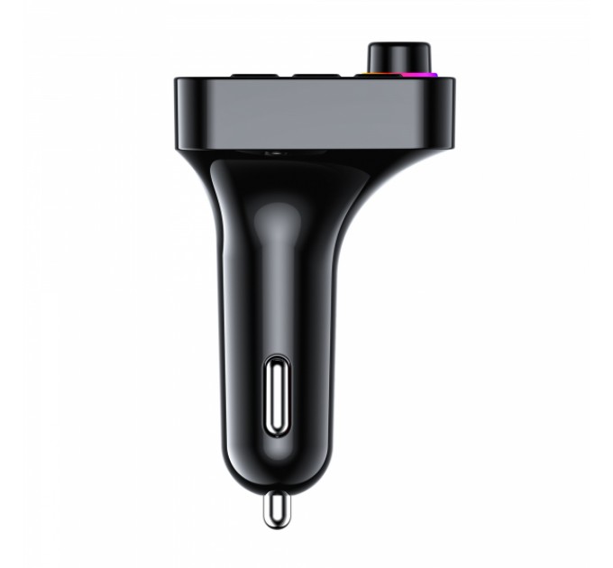 FM модулятор HAVIT HV-FM819BT USB-A+USB-C PD24W RGB Black