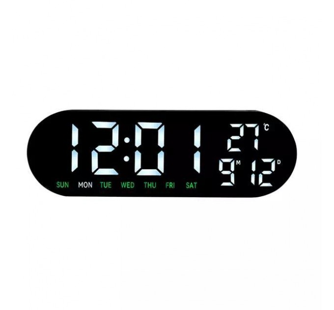 Часы сетевые VST-913-6, белые, температура, USB