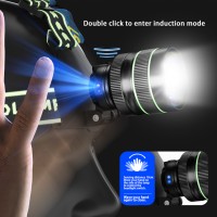 Фонарь налобный TD-XI-TG, Motion Sensor, 3x18650, Power Bank, ЗУ Type-C, zoom, Box