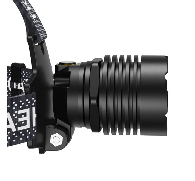 Фонарь налобный BL-TD-T28-TG, 3x18650, Power Bank, ЗУ Type-C, zoom, Box