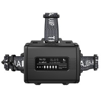 Фонарь налобный BL-TD-T28-TG, 3x18650, Power Bank, ЗУ Type-C, zoom, Box