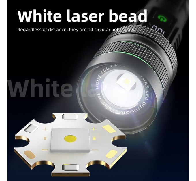 Фонарь BL-TK-X1-TG-60W, 1x26650, Power Bank, ЗУ Type-C, zoom, Box