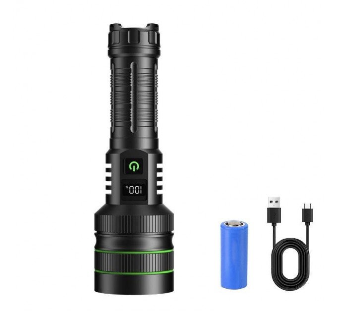 Фонарь BL-TK-X1-TG-60W, 1x26650, Power Bank, ЗУ Type-C, zoom, Box