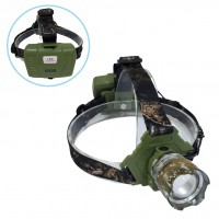 Фонарь налобный W328M-TG, Power Bank, 3x18650, ЗУ Type-C