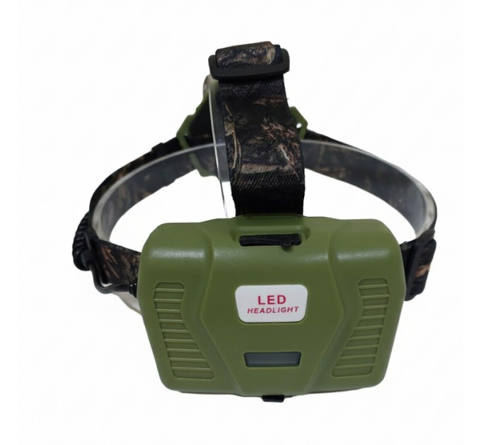 Фонарь налобный W328M-TG, Power Bank, 3x18650, ЗУ Type-C