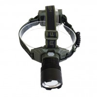 Фонарь налобный CT023-TG, Power Bank, 2x18650, ЗУ Type-C