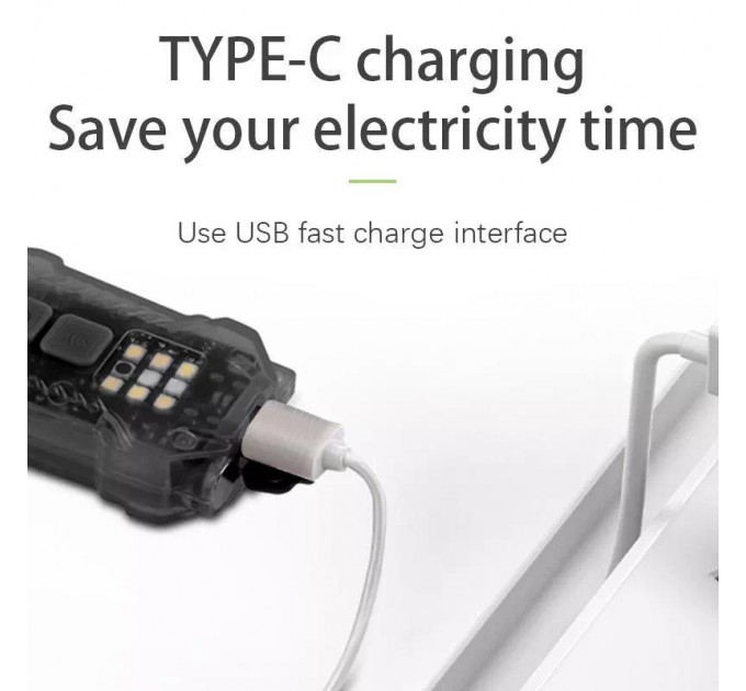 Фонарь налобный T-018-LM+COB, Li-Ion аккумулятор, ЗУ Type-C, магнит, Box