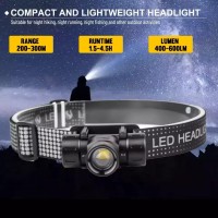 Фонарь налобный 5846-XPG, 1x16340, ЗУ Type-C, магнит, Box