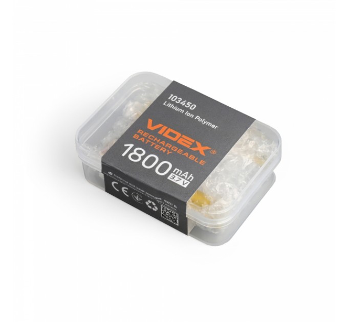 Акумулятор VIDEX Li-pol VLF-B103450-18 1800mAh 1шт