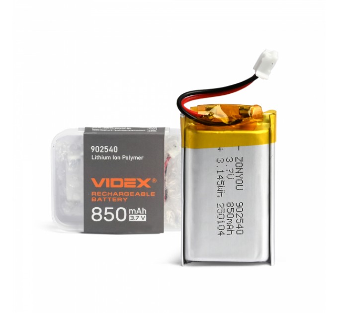 Акумулятор VIDEX Li-pol VLF-B902540-85 850mAh 1шт
