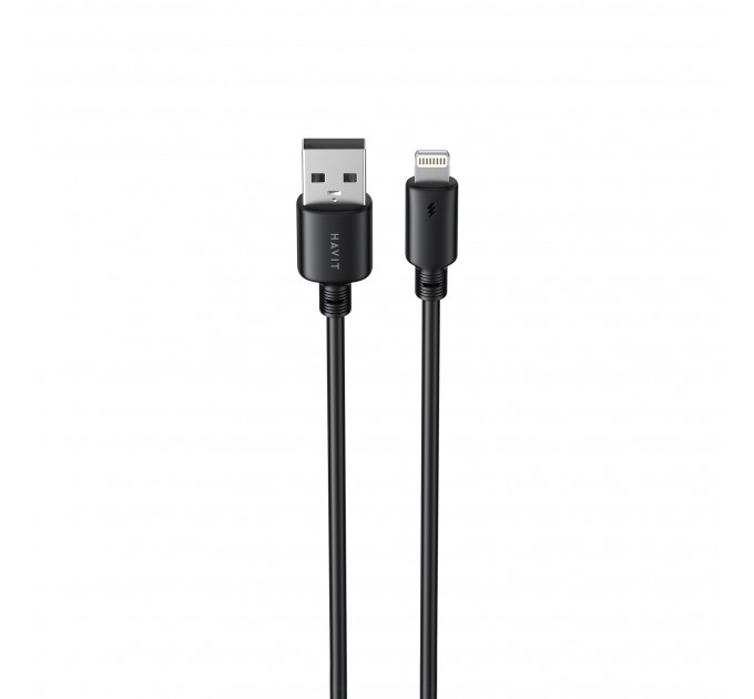 Кабель USB - Lightning HAVIT CB301C 2.4A 1м Black