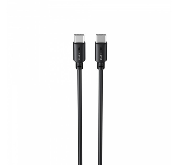 Кабель USB-C - USB-C HAVIT CB303C PD60W 3A 1м Black