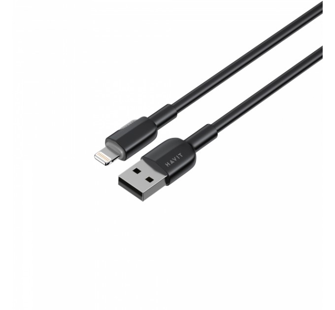 Кабель USB - Lightning HAVIT CB306C 2.4A 1м Black
