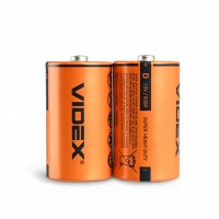 Батарейка сольова VIDEX R20P/D 2шт BLISTER