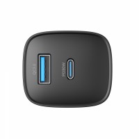 Зарядний пристрій HAVIT UC30 PRO GaN 30W USB-A+USB-C Black