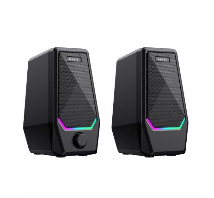 Стерео колонки HAVIT SK768 USB 10W RGB Black
