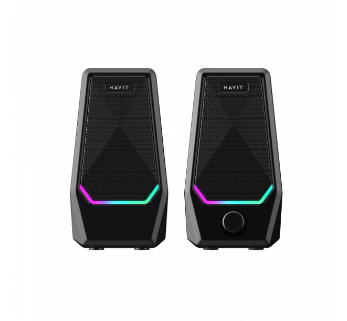 Стерео колонки HAVIT SK768 USB 10W RGB Black