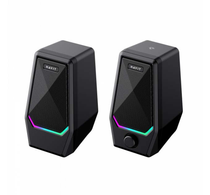 Стерео колонки HAVIT SK768 USB 10W RGB Black