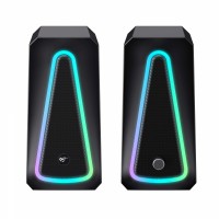 Стерео колонки ігрові HAVIT HV-SK208 PRO USB RGB Black