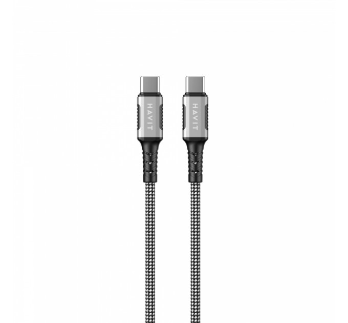 Кабель USB-C - USB-C HAVIT CB6297 PD60W 3A 1м ( магнітний)